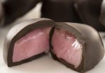 strawberry cream filled chocolate candy