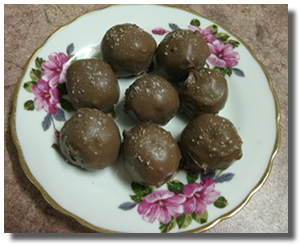 chocolate peanut butter balls