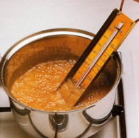 thermometer in pot