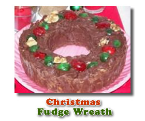 Christmas Fudge Wreath