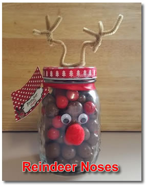 inexpensive homemade christmas gifts reindeer noses