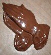praying hands chocolate candy making mold